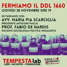 FERMIAMO IL DDL 1660