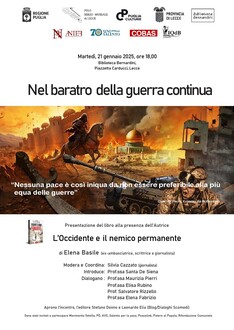 "Nel baratro della guerra continua" - Presentazione del libro di Elena Basile L'occidente e il nemico permanente.