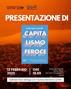 Presentazione del libro CAPITALISMO FEROCE di Marianna Lentini