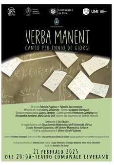 VERBA MANENT. CANTO PER ENNIO DE GIORGI