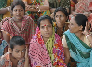 Donne indiane beneficiarie dei progetti di sviluppo