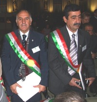 Salar Hussain e Khedr Kareem al convegno di Firenze