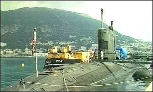Il sottomarino nucleare britannico Tireless