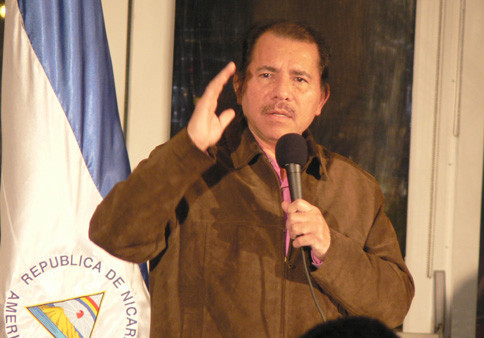 Daniel Ortega durante il messaggio alla nazione (© Foto G. Trucchi)