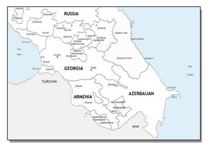 Cartina caucaso