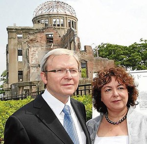 Kevin Rudd a Hiroshima
