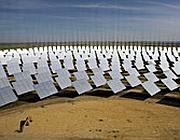 Pannelli solari in Sahara