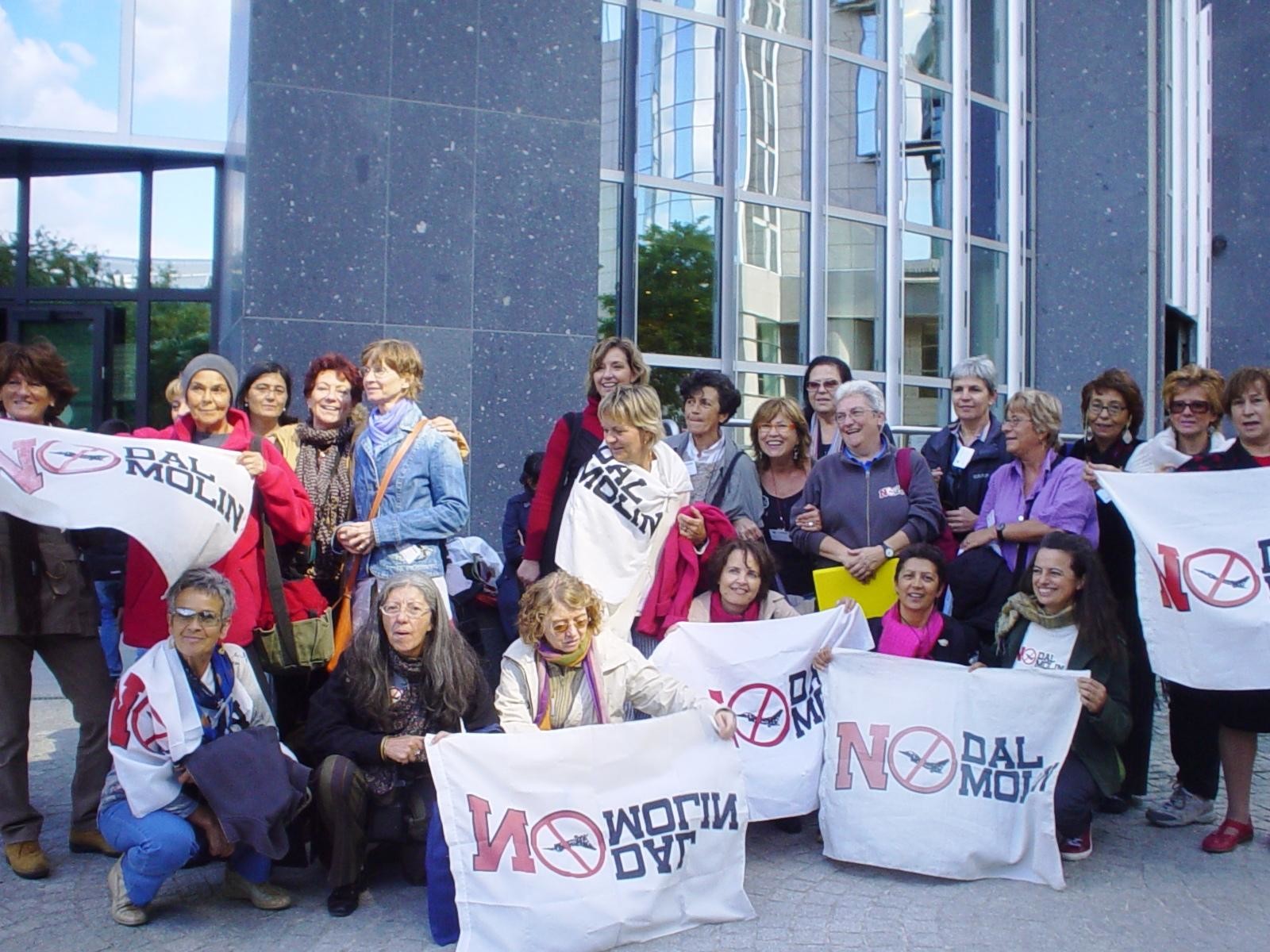Delegazione del Gruppo Donne NO DAL MOLIN per la PACE a Bruxelles, Parlamento Europeo