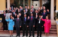Presidenti latinoamericani durante il XVIII vertice iberoamericano