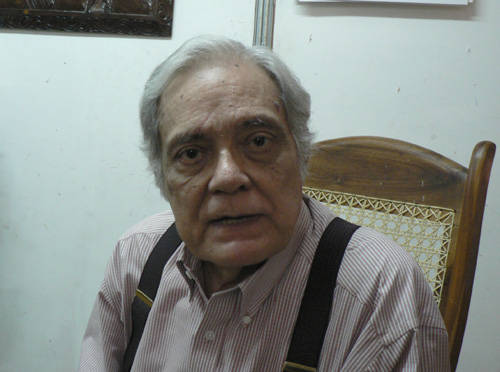 El historiador y analista político Aldo Díaz Lacayo (© Foto G. Trucchi)