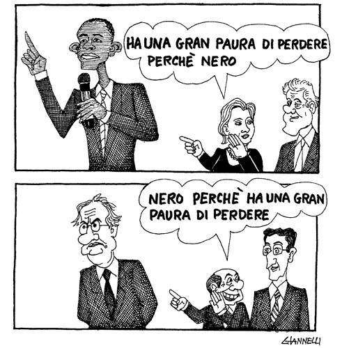 Vignetta di Giannelli per il Corriere