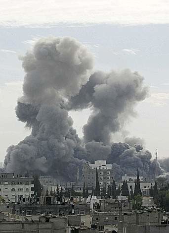 Bombardamento israeliano a Gaza