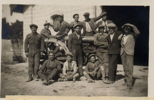 1930 Cerignola scuola agraria sezione meccanica agraria corso per trattoristi assegnato al corpo automobilisti (1° adolescenza fascista)