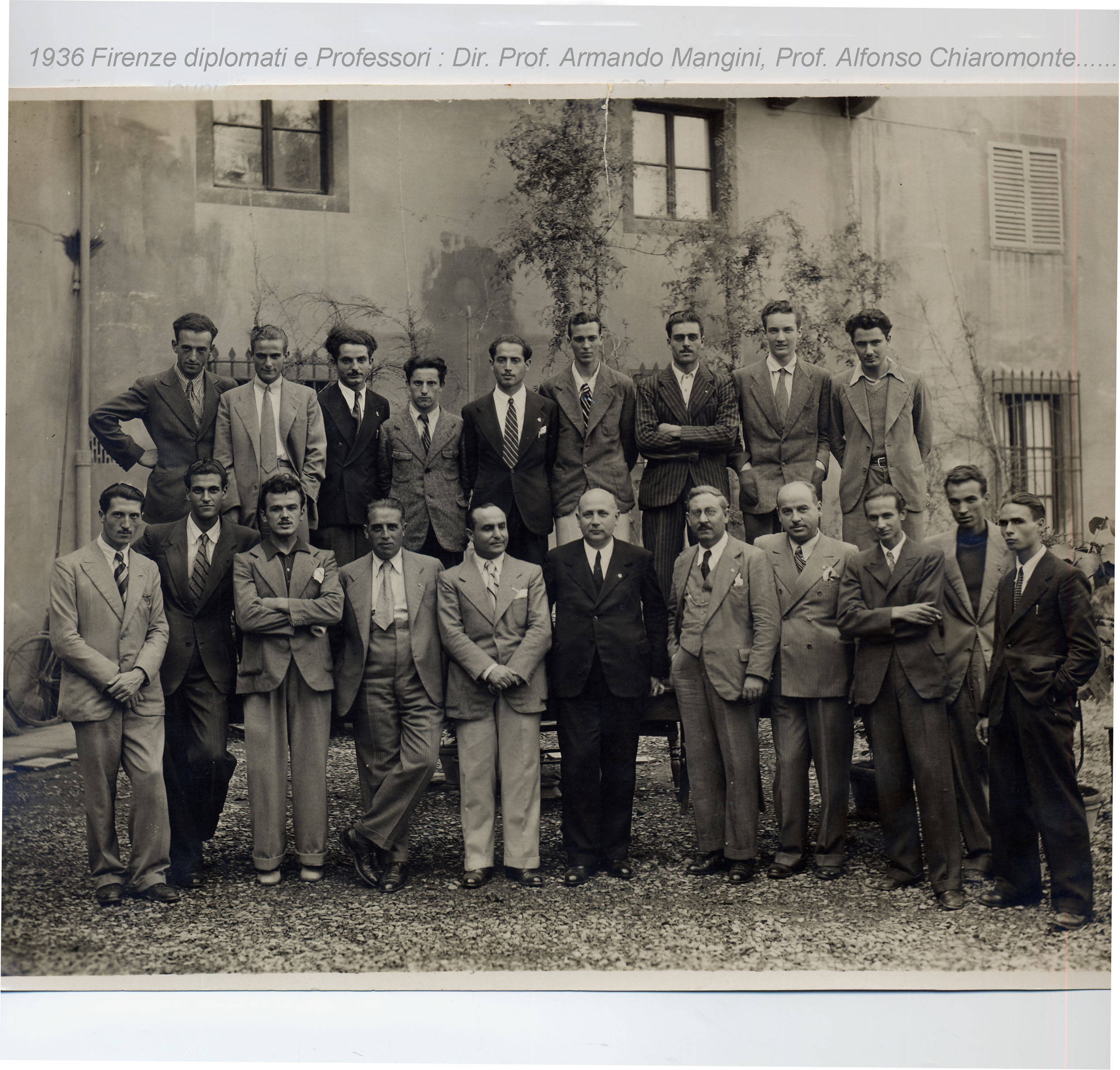 Firenze. Diplomati del 1936 (4° Fra due fuochi)