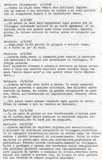 Diario. Le famiglie coloniche cominciano a restare senza sostentamento (4° fra due fuochi)