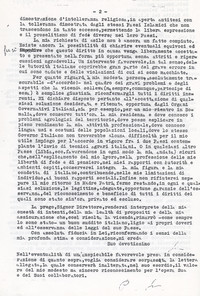 Lettera adl Dott. Muller Capo della Delegazione in Egitto del CICR  pg. 2 (8° Asilo politico)