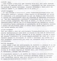 Diario Sabbetta scopre dell'esistenza di un fascicolo "delicato" personale in essere al Ministero degli Esteri. (9° Esilio in patria)