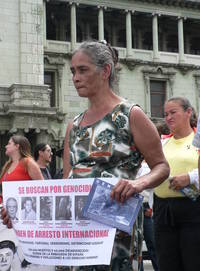 Madre di un desaparecidos chiede giustizia