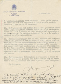 pg. 3 Maymone comunica a Sabbetta che non gli sarà possibile essere presente nella Tenuta di Tormancina ma a distanza gli dà le direttive per la conduzione dell'Azienda. (14° IO & Maymone)