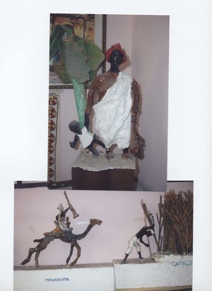 Statue allegoriche realizzate da Paolo Sabbetta (13°Usi e costumi nella Somalia del 1900)