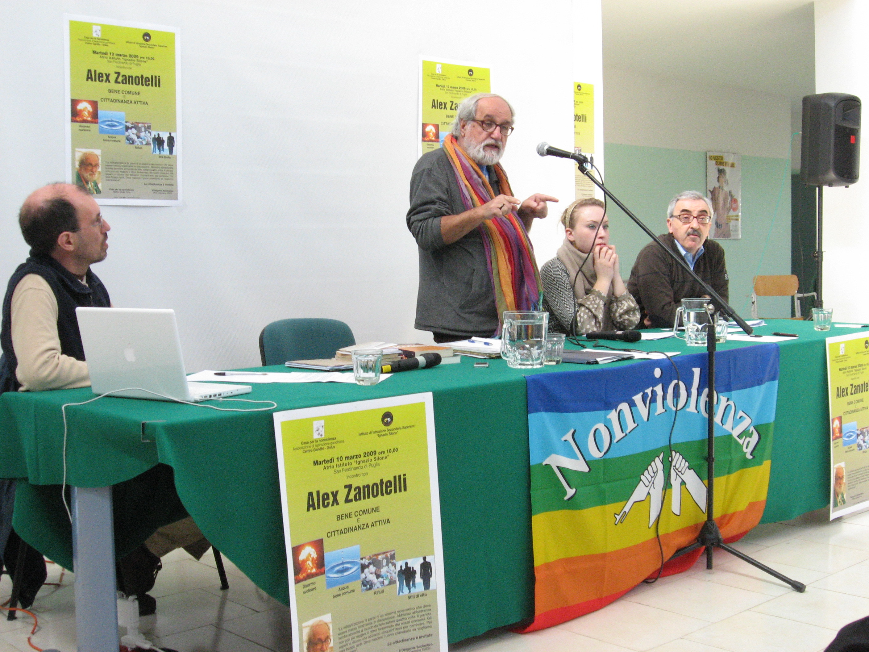 Alex Zanotelli conferenza a San Ferdinando di Puglia - 10 marzo 2009