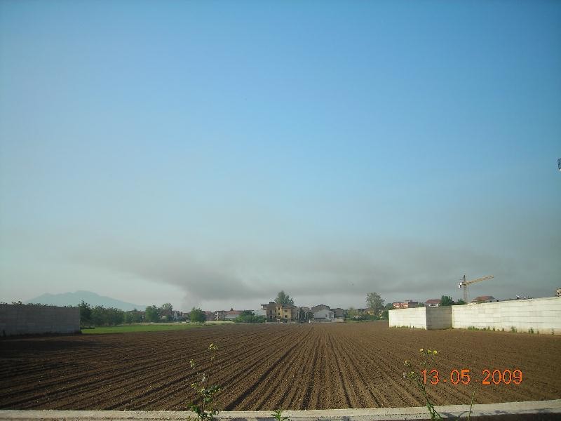 Nube tossica su Casetta: foto da San Marco Evangelista