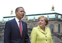 Obama in Germania: «Bisogna evitare la corsa agli armamenti in Medio Oriente»