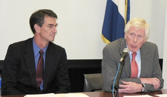 L'ambasciatore Robert J. Callahan durante la conferenza stampa © (Foto G. Trucchi)