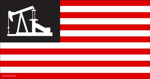 Oil flag http://www.bloodforoil.com/