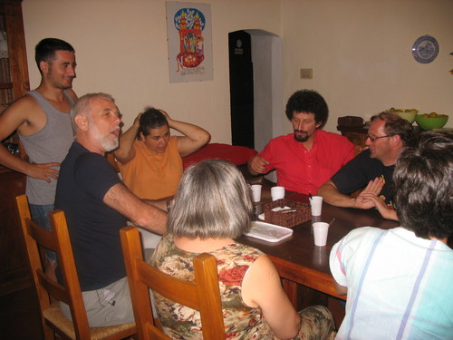 Un caro grande amico: Giovanni Scudiero  insieme al gruppo della settimana spiritualità "Dalla violenza alla pienezza", agosto 2006