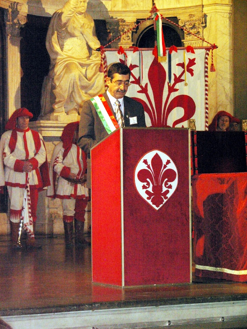 A Palazzo Vecchio. Summit dei Sindaci "Le città non sono bersagli", 23 novembre 2007