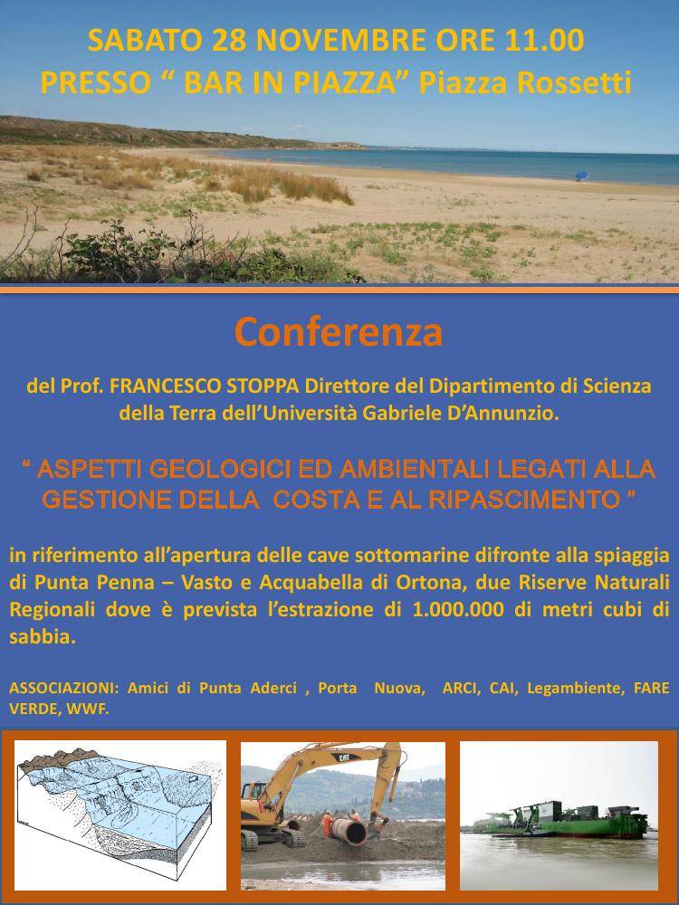 conferenza sul ripascimento della costa 