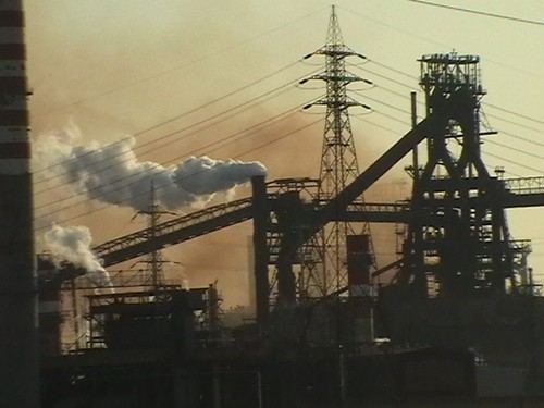 Ore 15.46 del 20 gennaio 2010. Emissioni inquinanti dall'AFO5 dell'Ilva di Taranto
