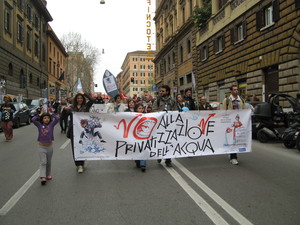 Roma sabato 20 marzo 2010 MANIFESTAZIONE NAZIONALE perché l'acqua rimanga un bene pubblico