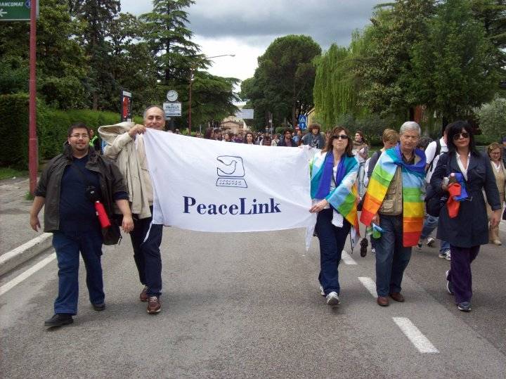 Peacelinkers alla Perugia Assisi del 16 maggio 2010