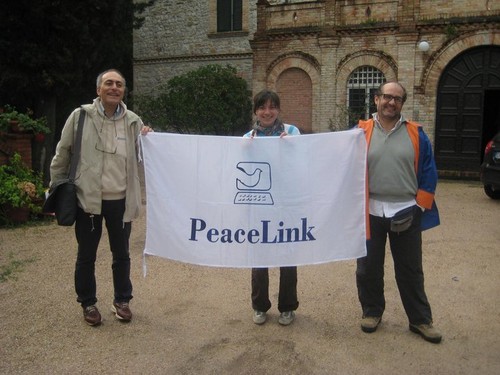 Peacelinkers a Villa Pieve: Alessandro Marescotti, Teresa Manuzzi, Mario Feroce