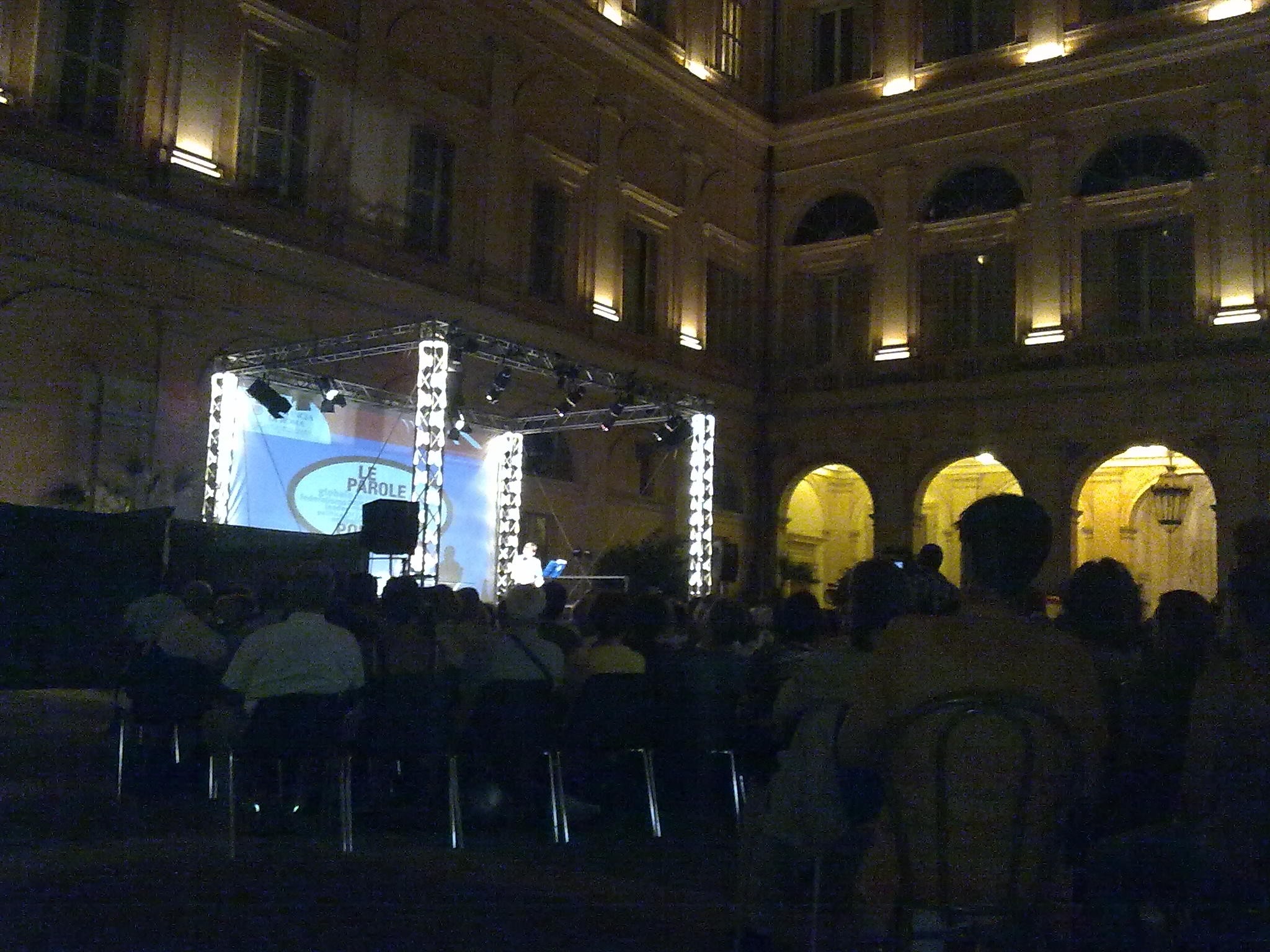 15 luglio 2010: lezione di Rodotà a Roma, Palazzo Valentini