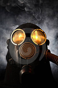 Maschera antigas inquinamento
