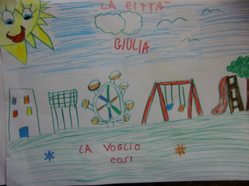 durante la raccolta firme organizzata dal Comitato Donne per Taranto, abbiamo lasciato che anche i bambini potessero mettere la "loro" firma: e quale modo migliore se non fargli fare un bel disegno