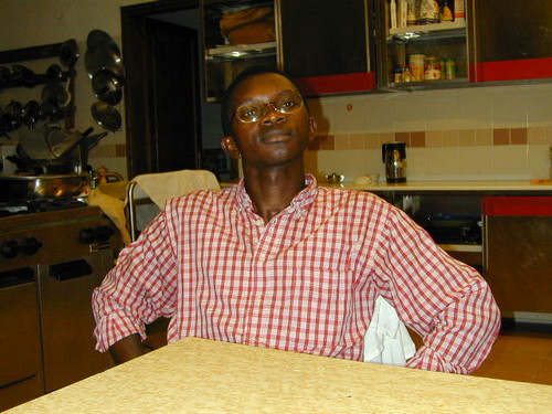 Bonanè, ( Repubblica Democratica del Congo ) partecipante alla settimana di spiritualità su don Tonino Bello e al Campo di lavoro di agosto 2003.