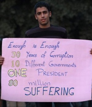 Quando è troppo, è troppo: 30 anni di corruzione, 10 differenti governi, un presidente, 80 milioni di sofferenti.