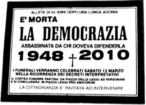 Morte della democrazia