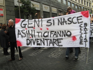 12 marzo 2011, in difesa della Costituzione e della scuola pubblica a Roma e in altre 100 città