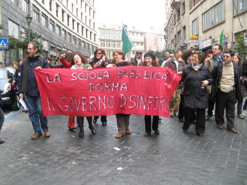 12 marzo 2011, in difesa della Costituzione e della scuola pubblica a Roma e in altre 100 città