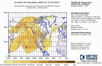Nube radioattiva di Fukushima in avvicinamento sull'Italia