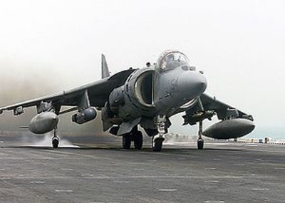 Un US AV8B Harrier