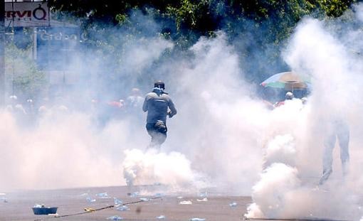 Repressione in Honduras (Foto FNRP)