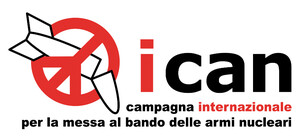 Agisci ora! Scarica il logo, fatti una foto e mettila sul sito. Anche tu puoi dire NO ALLE ARMI NUCLEARI e partecipare alla campagna mondiale ICAN. Clicca sul logo di ICAN, vai sul sito e... mettici la faccia! Dopo la messa al bando delle armi chimiche e batteriologiche sono maturi i tempi per la messa al bando delle armi nucleari. 