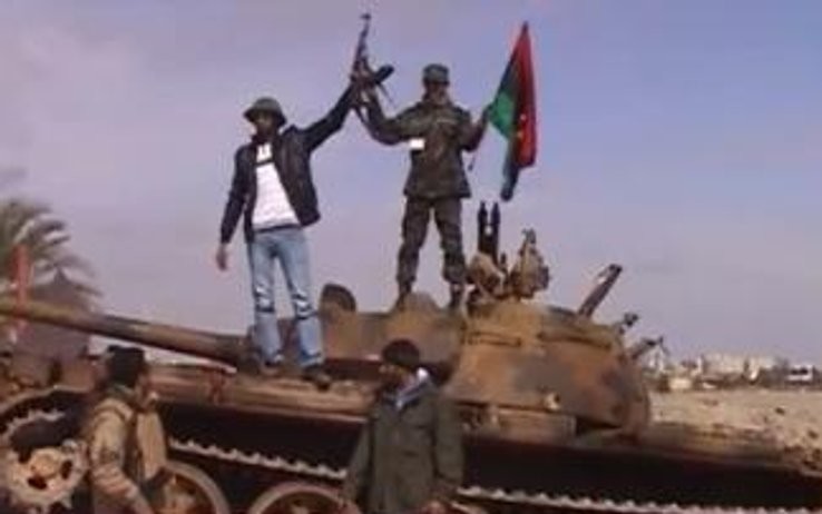 I ribelli sostenuti dalla Nato in Libia
