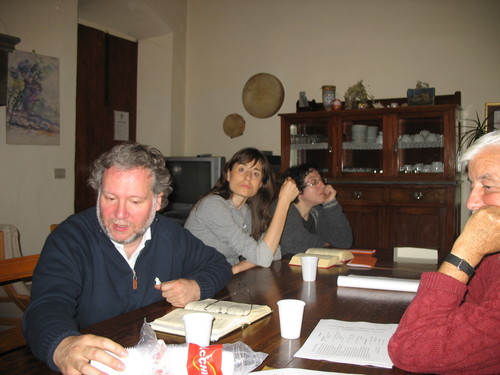 Riunione del punto pace di Pax Christi di Firenze alla Casa per la Pace ann0 2007